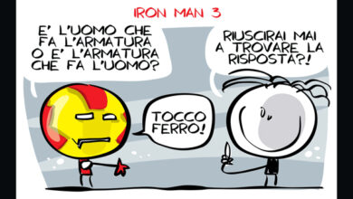 La vignetta di Iron Man 3 - Un film in 3 secondi