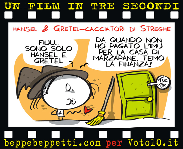 La vignetta di Hansel e Gretel - Cacciatori di Streghe