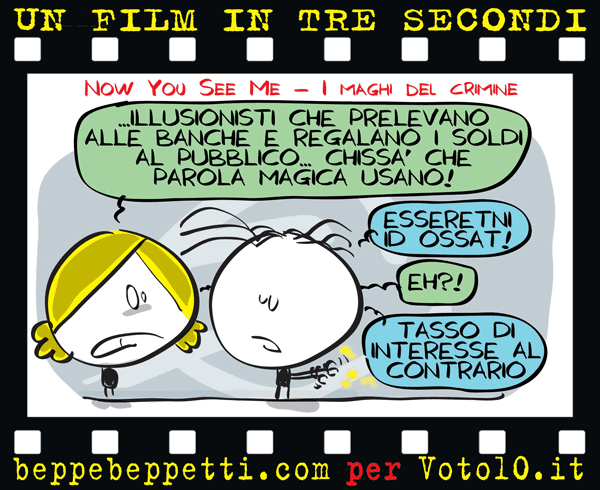 La vignetta di Now You See Me - I maghi del crimine