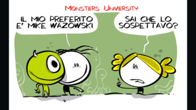 La vignetta di Monsters University - Un film in 3 secondi