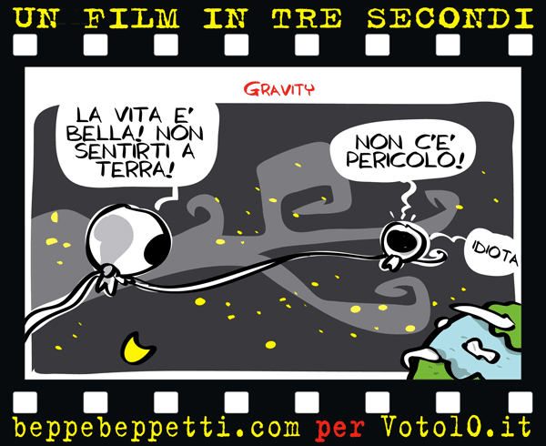 La vignetta di Gravity