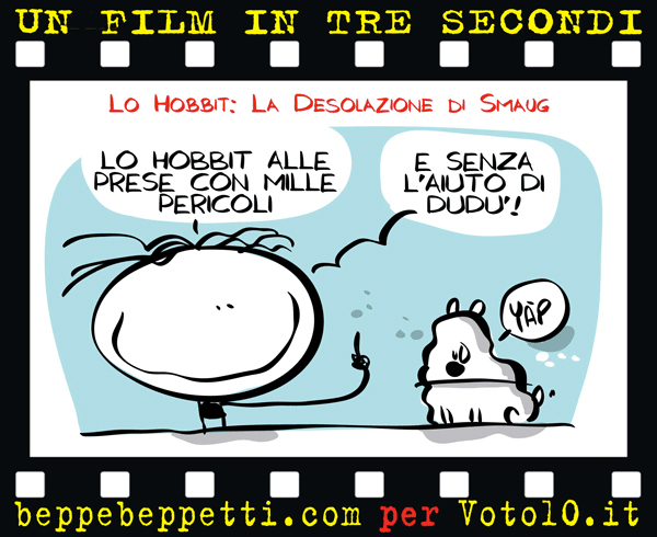 La vignetta di Lo Hobbit: La Desolazione di Smaug