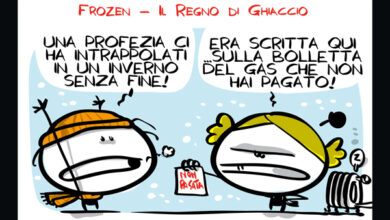 La vignetta di Frozen - Il Regno di Ghiaccio - Un film in 3 secondi