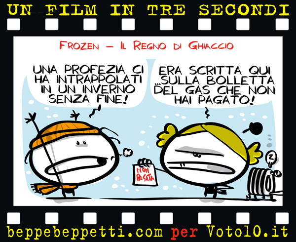 La vignetta di Frozen - Il Regno di Ghiaccio