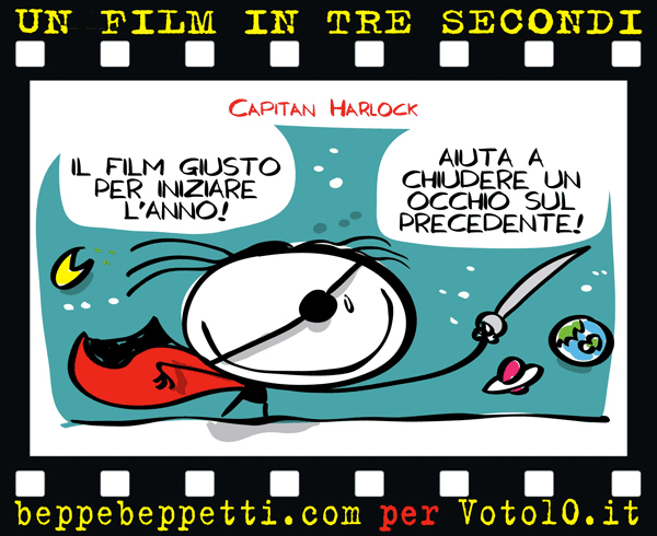 La vignetta di Capitan Harlock