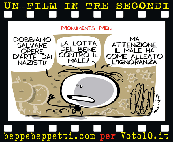 La vignetta di Monuments Men