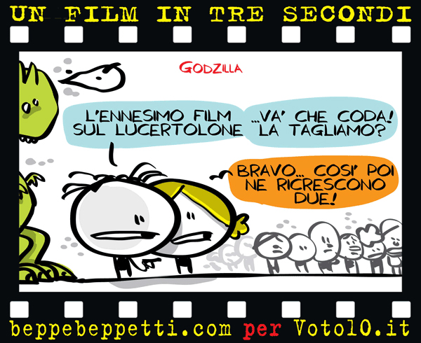 La vignetta di Godzilla