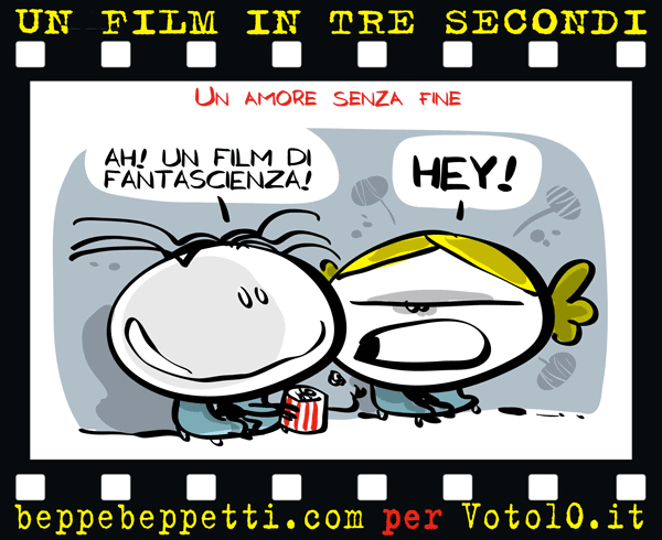 La vignetta di Un Amore Senza Fine