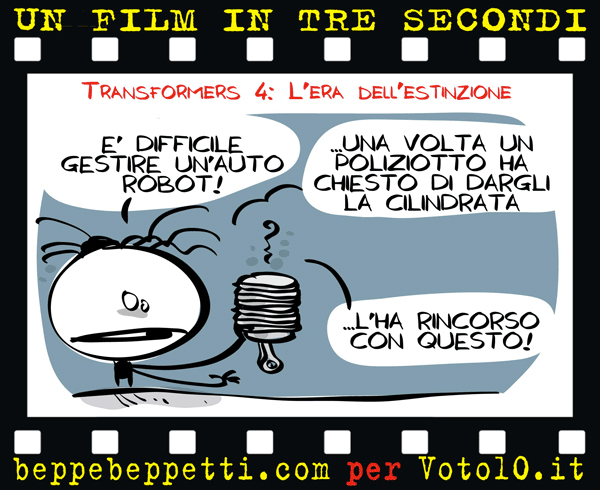 La vignetta di Transformers 4: L'era dell'estinzione