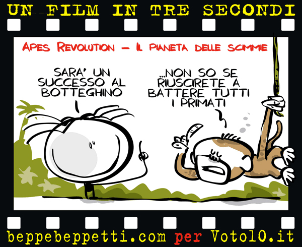 La vignetta di Apes Revolution - Il Pianeta delle Scimmie