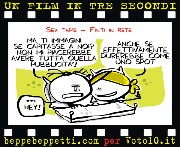 La Vignetta di Sex Tape - Finiti in Rete