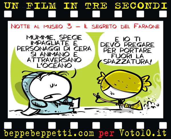 La Vignetta di Notte al museo 3 –- Il segreto del Faraone