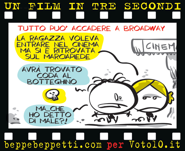 La Vignetta di Tutto può accadere a Broadway