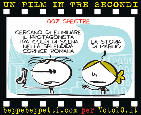 La Vignetta di 007 Spectre