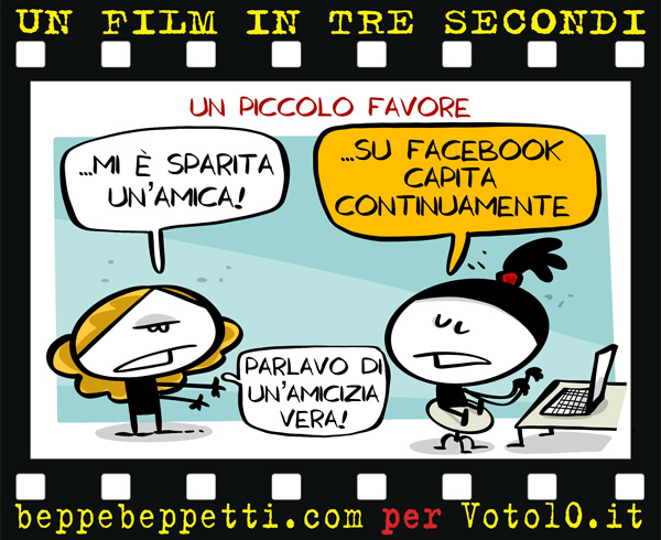 La vignetta di Un piccolo favore