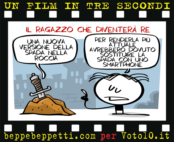 La vignetta de Il ragazzo che diventerà re