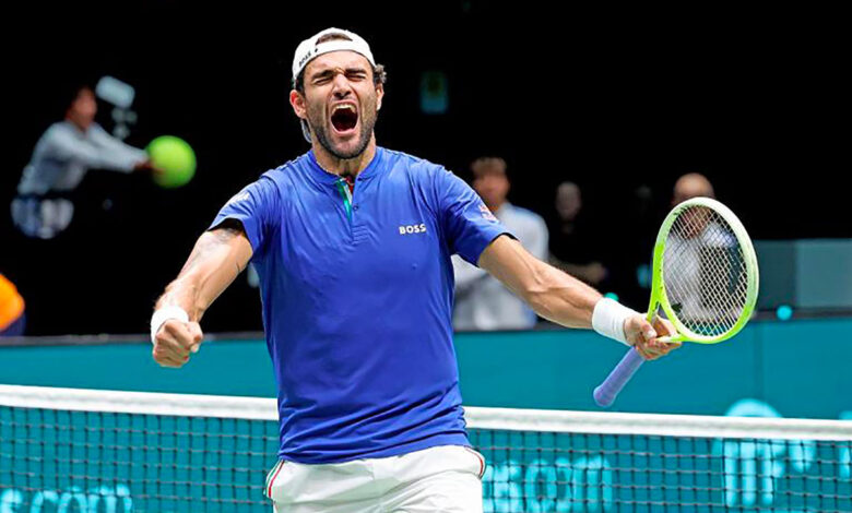 Matteo Berrettini porta l'ltalia alle Finals di Coppa Davis 2024