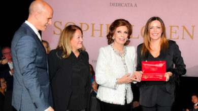 Sophia Loren riceve la Chiave di Cinecittà