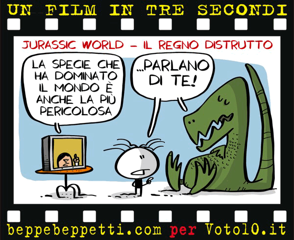 La vignetta di Jurassic World: Il regno distrutto