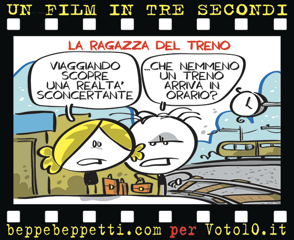 La Vignetta de La ragazza del treno