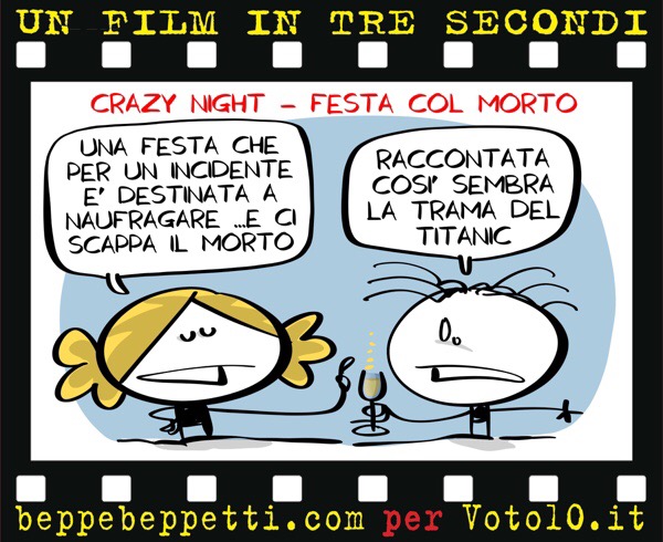 La Vignetta di Crazy Night - Festa col morto