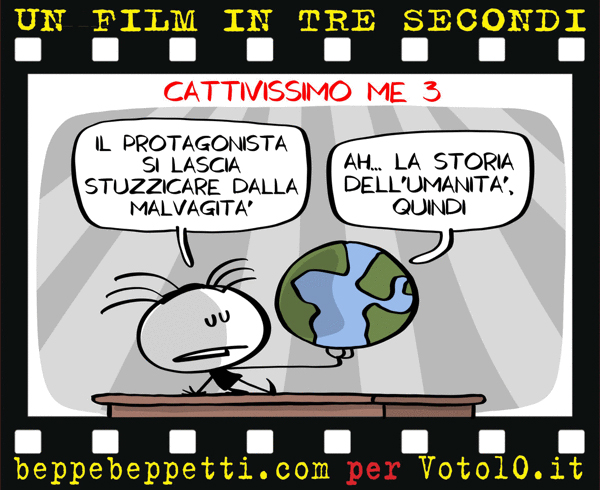 La vignetta di Cattivissimo Me 3