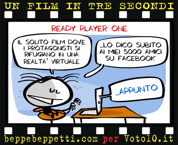 La vignetta di Ready Player One