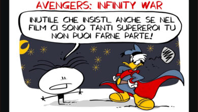 La vignetta di Avengers: Infinity War - Un film in 3 secondi