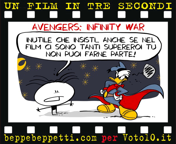 La vignetta di Avengers: Infinity War