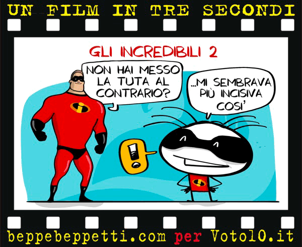 La vignetta di Gli Incredibili 2