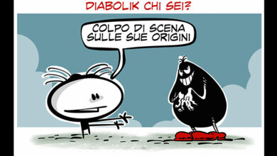 La vignetta di Diabolik Chi sei? - Un film in 3 secondi