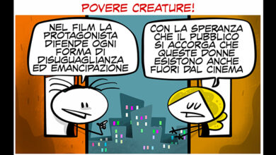 La vignetta di Povere Creature! - Un film in 3 secondi