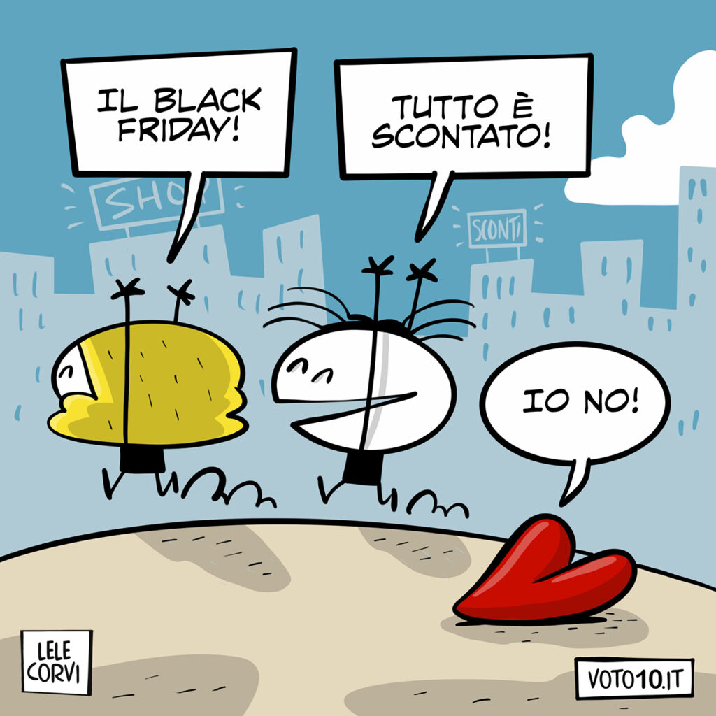 La vignetta sul Black Friday