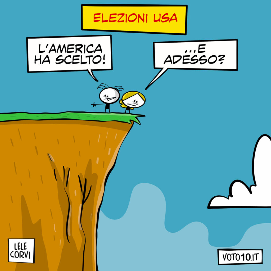 La vignetta sulle elezioni del Presidente degli Stati Uniti d’America