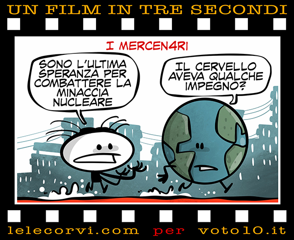 La vignetta di I Mercen4ri - Lele Corvi per Voto 10