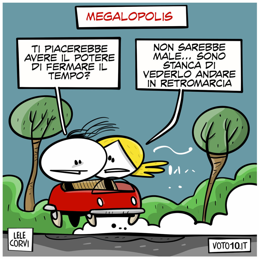 La vignetta del film Megalopolis