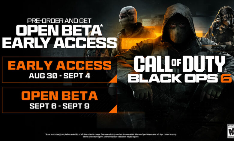 Call of Duty: Black Ops 6 - Open Beta e Early Access