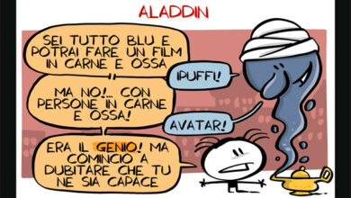 La vignetta di Aladdin - Un film in 3 secondi