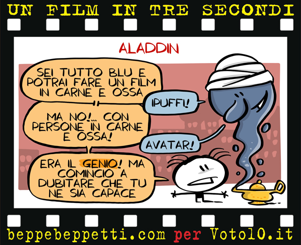 La vignetta di Aladdin