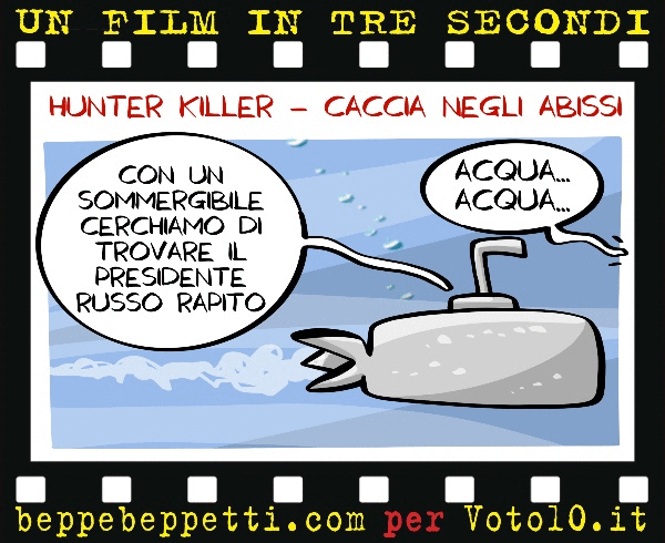 La vignetta di Hunter Killer - Caccia negli Abissi