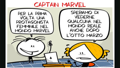 La vignetta di Captain Marvel - Un film in 3 secondi