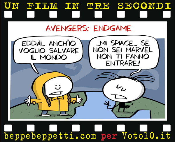 La vignetta di Avengers: Endgame