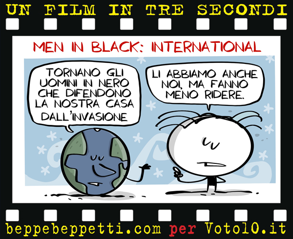 La vignetta di Men in Black: International