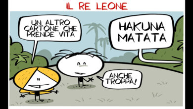 La vignetta de Il re leone - Un film in 3 secondi