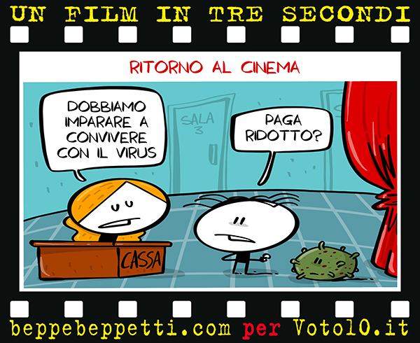 La vignetta di #iorestoacasa 2.0 - settimana 2 - Beppe Beppetti per Voto 10