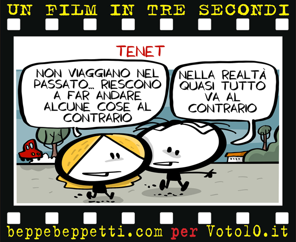 La vignetta di Tenet - La vignetta di Beppe Beppetti in esclusiva per Voto 10 