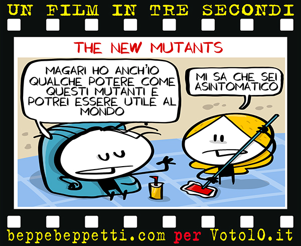 La vignetta di The New Mutants - Beppe Beppetti per Voto 10