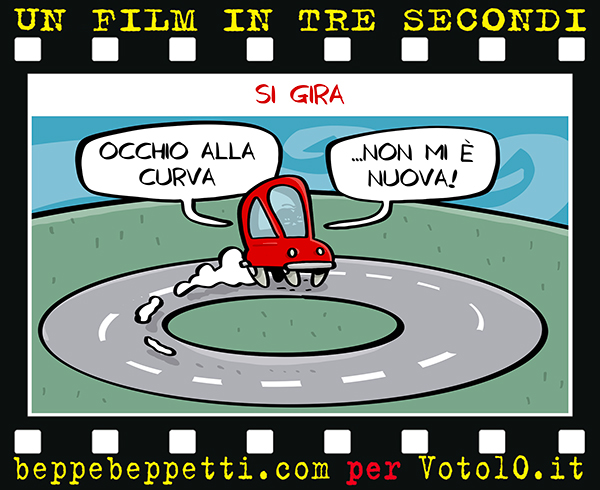 La vignetta dedicata alla curva della pandemia - Beppe Beppetti per Voto 10