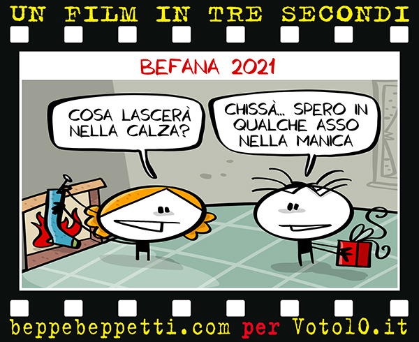 La vignetta della Befana - Beppe Beppetti per Voto 10