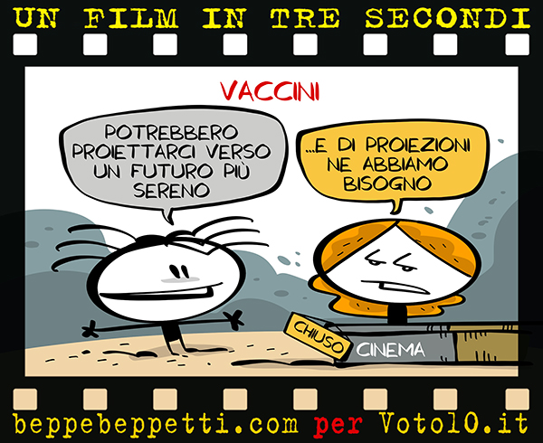 La vignetta sulla campagna di vaccinazione - Beppe Beppetti per Voto 10